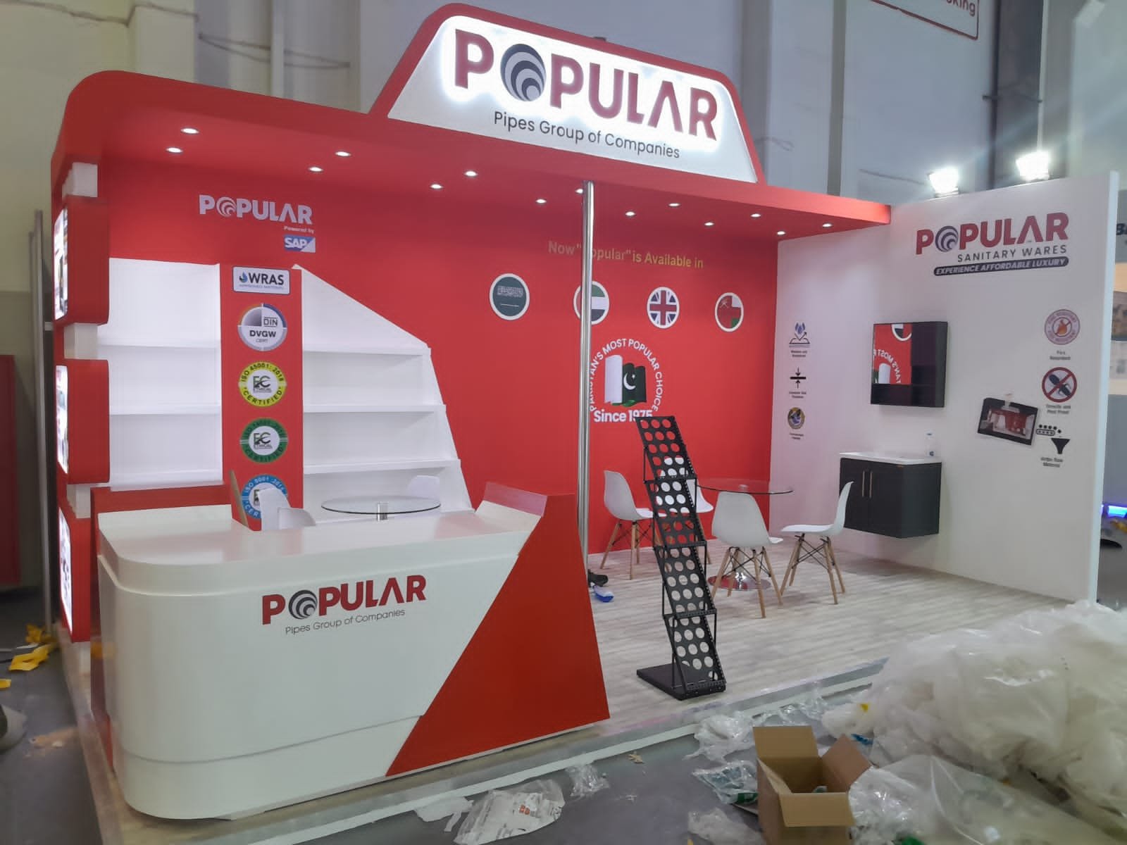 Popular Pipes Exhibition Booth – Big 5 Global – Dubai